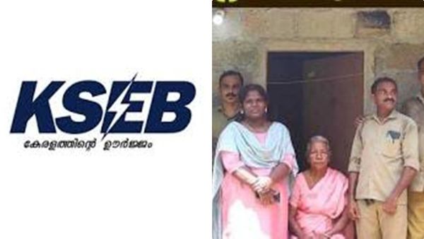 നന്മയുടെ പ്രകാശമായി കെഎസ്ഇബി ജീവനക്കാര്‍, ഒറ്റ മുറിയില്‍ താമസിക്കുന്ന വയോധികയ്ക്ക് വെളിച്ചമെത്തിച്ചു