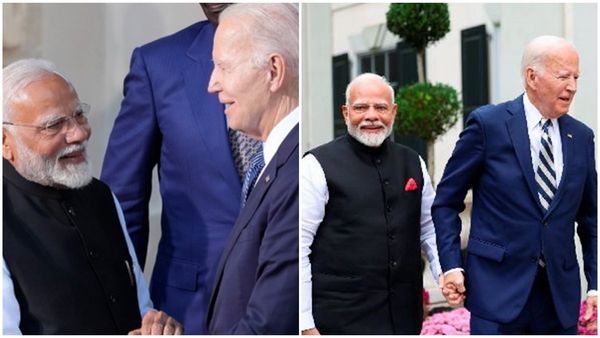ജോ ബൈഡനുമായി നരേന്ദ്ര മോദിയുടെ കൂടിക്കാഴ്ച പുരോ​ഗമിക്കുന്നു; കൂടിക്കാഴ്ച ബൈഡന്റെ വസതിയിൽ