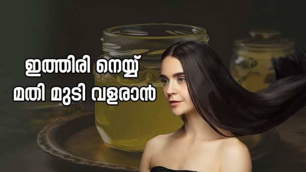 നല്ല ഉള്ളുള്ള,താരനില്ലാത്ത മുടിയല്ലേ വേണ്ടത്? ഒരിത്തിരി നെയ്യ് മതി,പക്ഷേ  ഇക്കാര്യങ്ങൾ ശ്രദ്ധിക്കേണം