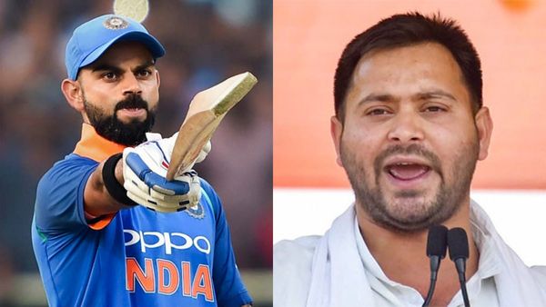 'വിരാട് കോലി വരെ എന്റെ കീഴിൽ കളിച്ചു, അതിനെ കുറിച്ചൊന്നും മിണ്ടുന്നില്ലല്ലോ'; തേജസ്വി യാദവ്