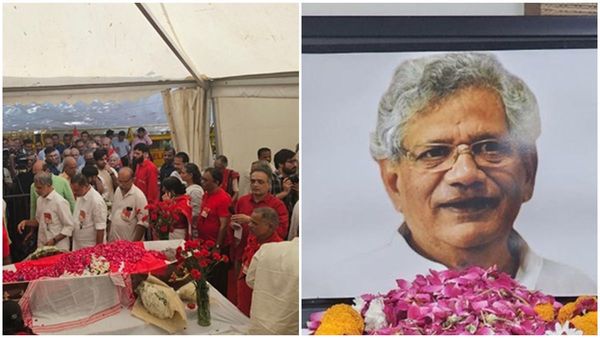 യെച്ചൂരിക്ക് വിട പറഞ്ഞ് രാജ്യം; ഭൗതികശരീരം വൈദ്യപഠനത്തിന് എയിംസിന് കൈമാറി