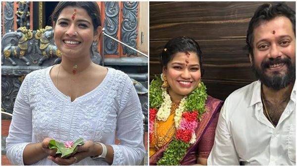 'ബാലയുടെ താലിചാർത്തലും അമൃതയുടെ ഫോട്ടോയും ഒരേ സമയത്ത്'; കയ്യിൽ പ്രസാദവുമായി അമൃത സുരേഷ്