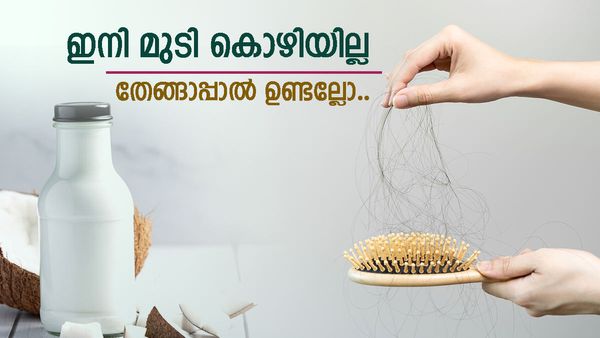 മുടി വളരുക മാത്രമല്ല, താരനും പോകും; തേങ്ങാപ്പാലുകൊണ്ടൊരു ഹെയർമാസ്ക് 
