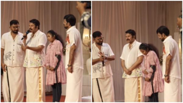 ജെന്‍സണ്‍ മിന്ന് ചാര്‍ത്തേണ്ടിയിരുന്ന വേദിയില്‍ ശ്രുതി തനിച്ചെത്തി; കരുതലും സ്‌നേഹവുമായി മമ്മൂട്ടി