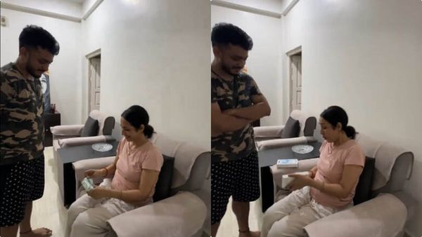 അമ്മയ്ക്ക് മകന്റെ സമ്മാനം, ദീപാവലി സമ്മാനമായി കിട്ടിയത് ഐഫോണ്‍ 15; വീഡിയോ വൈറല്‍