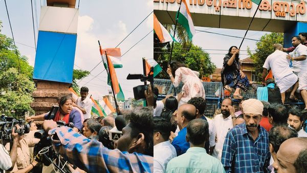 കണ്ണൂര്‍ കലക്ടര്‍ക്കെതിരെ കോണ്‍ഗ്രസിന്റെ പ്രതിഷേധ മാര്‍ച്ച്, വ്യാപക സംഘര്‍ഷം: ജലപീരങ്കി പ്രയോഗിച്ചു