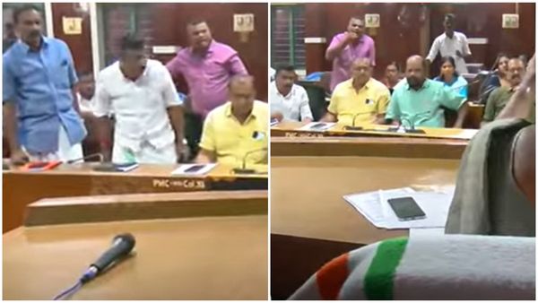 'ബിജെപിയുടെ വോട്ട് എവിടെ പോയി'; പാലക്കാട് നഗരസഭയിൽ അം​ഗങ്ങൾ തമ്മിൽ കയ്യാങ്കളി