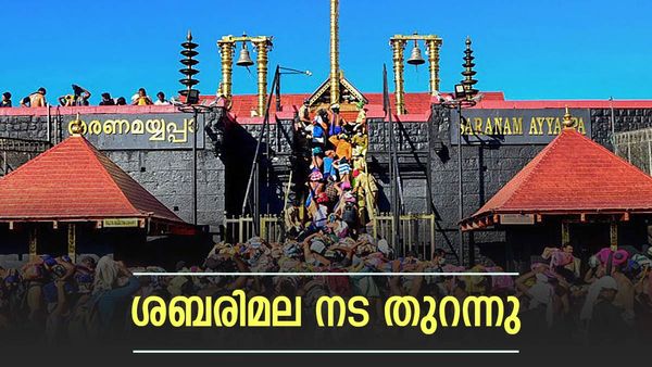 ശരണം വിളികളിൽ മുങ്ങി സന്നിധാനം, ഭക്തിസാന്ദ്രം; മണ്ഡലകാല തീർത്ഥാടനത്തിനായി ശബരിമല നട തുറന്നു