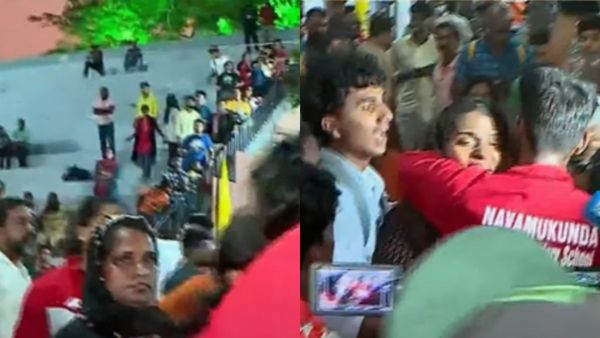 സംസ്ഥാന സ്‌കൂൾ കായികമേള സമാപന ചടങ്ങിൽ സംഘർഷം; പോലീസും വിദ്യാർത്ഥികളും തമ്മിൽ കൈയ്യാങ്കളി