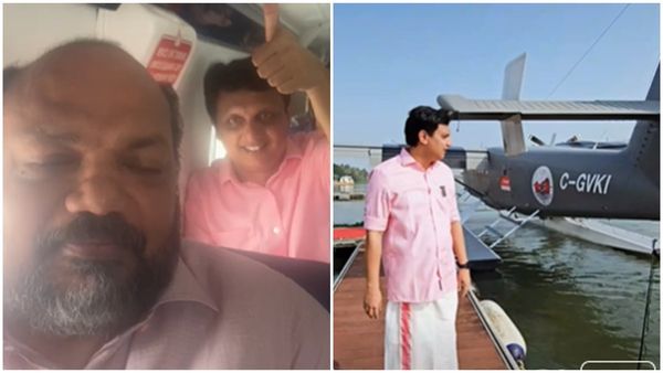 സ്വപ്‌ന പദ്ധതിയുടെ ചിറകിലേറി മന്ത്രിമാര്‍; സീ പ്ലെയിനിന്റെ പരീക്ഷണ പറക്കൽ വിജയകരം