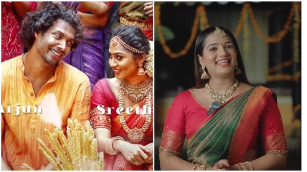 കല്യാണവേഷത്തിൽ ശ്രീതുവും അർജുനും; മനംനിറഞ്ഞ് ശരണ്യ, എല്ലാംകൊണ്ട് സന്തോഷമായെന്ന് ആരാധകർ