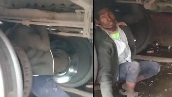 ടിക്കറ്റിന് പണമില്ല: ട്രെയിന്‍ ബോഗിക്ക് അടിയില്‍ തൂങ്ങിപ്പിടിച്ച് യുവാവ് യാത്ര ചെയ്തത് 290 ലേറെ കിലോമീറ്റർ