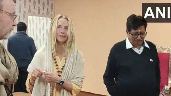 സ്റ്റീവ് ജോബ്‌സിൻ്റെ ഭാര്യ ലോറീൻ പവലും മഹാകുംഭമേളയില്‍: പുതിയ പേര് സ്വീകരിച്ചു; കാശിയിലും ദർശനം