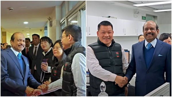 ചൈനയിലെ ലുലുവിന് 25-ാം വാർഷികം: നേരിട്ടെത്തി യൂസഫലി; ചിരിപ്പിച്ച് ജീവനക്കാരന്റെ മറുപടി