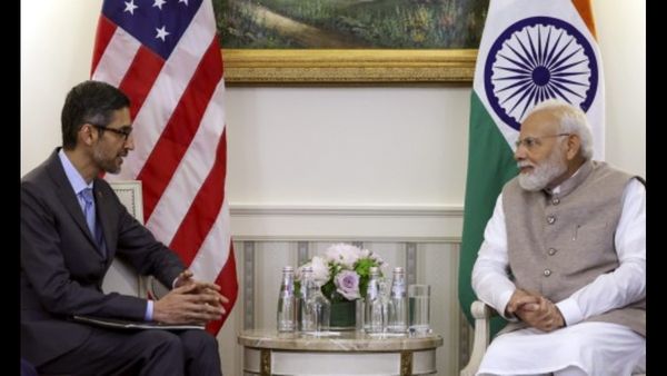 ഇന്ത്യയുടെ ഡിജിറ്റല്‍ 'മേക്ക്ഓവര്‍'; പ്രധാനമന്ത്രി മോദിയും ഗൂഗിള്‍ സിഇഒയും കൂടിക്കാഴ്ച്ച നടത്തി