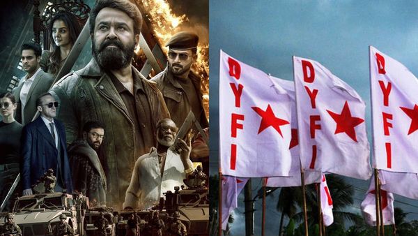 'മോഹൻലാലിനും പൃഥ്വിക്കും കേട്ടാലറക്കുന്ന തെറിയഭിഷേകം', ഓലപ്പാമ്പ് കണ്ട് ഭയക്കേണ്ടെന്ന് ഡിവൈഎഫ്ഐ