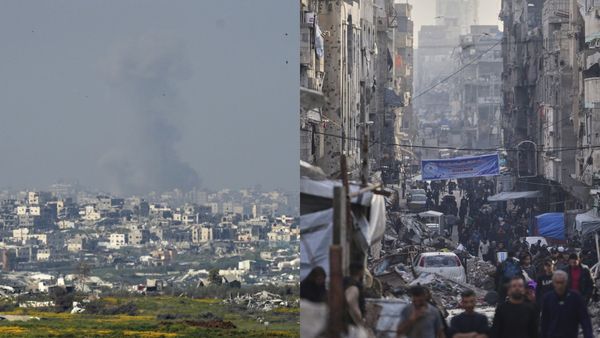 'ഹമാസ് പുറത്തുപോവണം, സമാധാനത്തോടെ ജീവിക്കണം; ഗാസയിൽ പ്രതിഷേധവുമായി പലസ്‌തീനികൾ