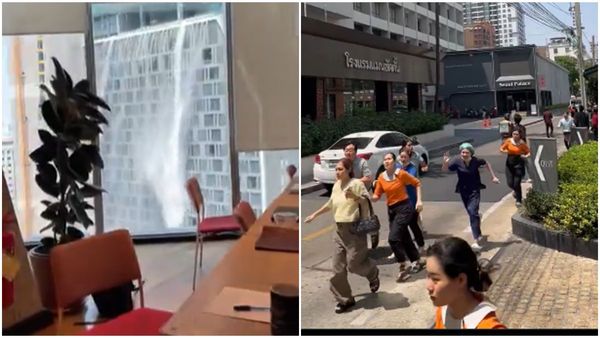 മ്യാൻമാറിൽ അതിശക്തമായ ഭൂകമ്പം: വീടുകളില്‍ നിന്നും ഹോട്ടലുകളില്‍ നിന്നും ഇറങ്ങിയോടി ജനം