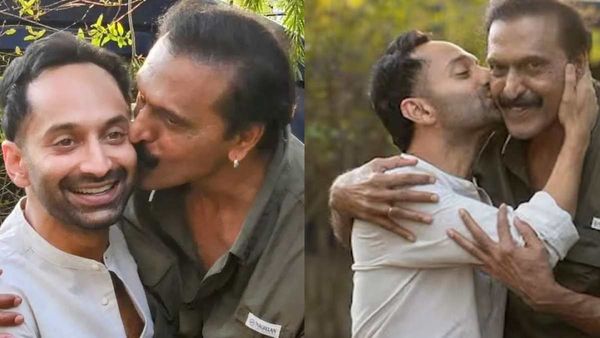 ഫഹദിന് ഉമ്മകൊടുത്ത് ബാബു ആന്റണി; എന്റെ മടിയിലിരുന്ന് കളിച്ച പയ്യന്‍ ഇന്ന് പാന്‍ഇന്ത്യന്‍ സ്റ്റാറെന്ന് കുറിപ്പ്