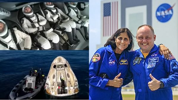 'വെൽകം ഹോം'; ഭൂമിയിൽ തിരിച്ചെത്തി സുനിത വില്യംസും ബുച്ചും, മടക്കം 9 മാസങ്ങൾക്ക് ശേഷം