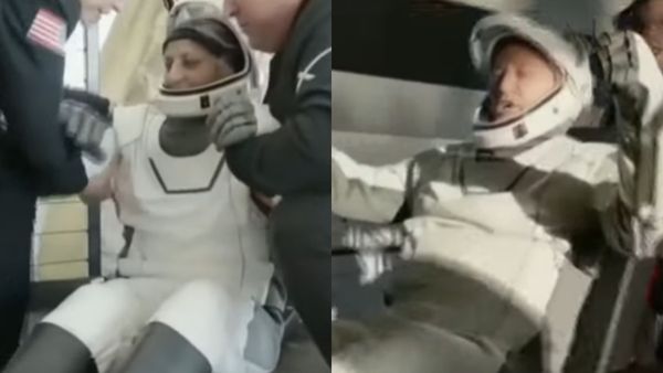 ചിരിച്ച് കൈവീശി പുറത്തിറങ്ങി സുനിതയും ബുച്ചും; കൈയ്യടിയോടെ സ്വീകരണം, പിന്നാലെ വൈദ്യപരിശോധനക്ക് മാറ്റി