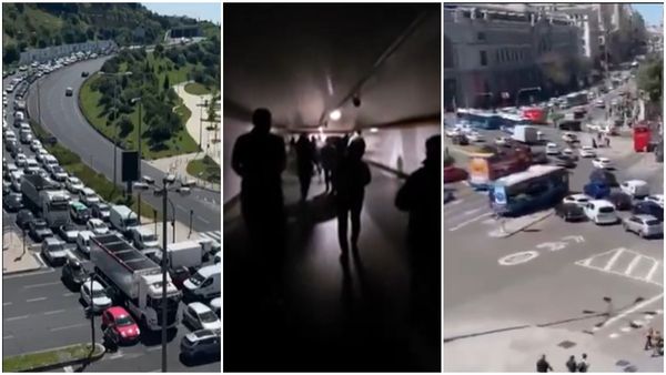 സ്പെയിനിലും പോർച്ചുഗലിലും വന്‍ വൈദ്യുതി തടസ്സം: മെട്രോയും തീവണ്ടിയും സർവ്വീസ് നിർത്തി; ജനം ടണലില്‍ കുടുങ്ങി