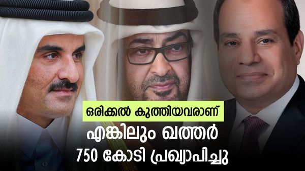 യുഎഇ 3500 കോടി പ്രഖ്യാപിച്ചു; തൊട്ടുപിന്നാലെ ഖത്തര്‍ 750 കോടി, ഒരു കാലത്ത് എതിര്‍ത്ത രാജ്യത്തിന്