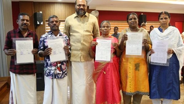 കാത്തിരിപ്പിന് വിരാമം, കടുങ്ങല്ലൂരിലെ 5 കുടുംബങ്ങൾക്ക് പട്ടയം, വഴി തുറന്നത് പി രാജീവിന്റെ അദാലത്ത്