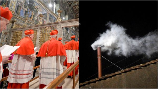 വത്തിക്കാനില്‍ മാര്‍പാപ്പയെ കണ്ടെത്താനുള്ള ആകാംക്ഷ നീളും; ഉയര്‍ന്നത് ഈ പുക