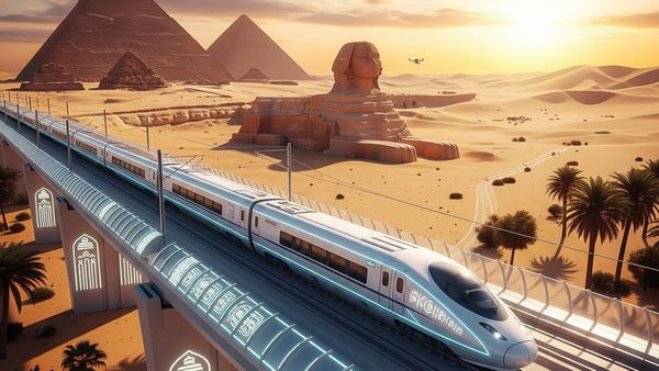 ഇത് പൊളിക്കും: സൗദി-ഈജിപ്ത് ഹൈ-സ്പീഡ് റെയിൽ വരുന്നു, പിരമിഡും കാണാം; കടല്‍ കടക്കാന്‍ ടണല്‍