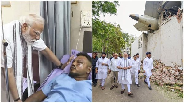 'ടേക്ക്-ഓഫിന് പിന്നാലെ വന്‍ ശബ്ദം, ശേഷം പൊട്ടിത്തെറി': അത്ഭുതകരമായി രക്ഷപ്പെട്ട രമേശിനെ സന്ദർശിച്ച് മോദി