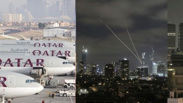 വ്യോമപാത അടച്ച് ഖത്തര്‍; ടെഹ്‌റാനില്‍ നിന്ന് മാറാന്‍ ഇറാന്‍ പൗരന്മാരോട് ഇസ്രായേല്‍ സൈന്യം