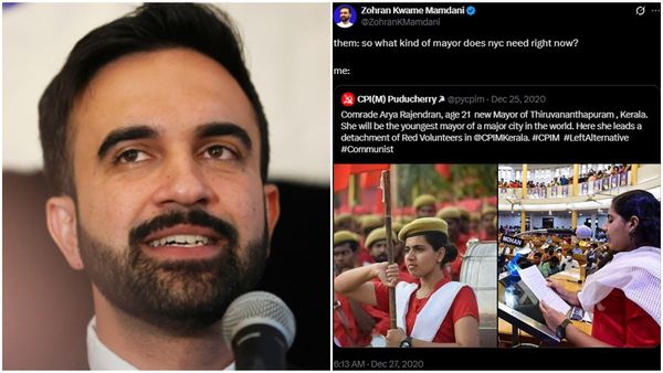 എങ്ങനെയുള്ള മേയറെ ആണ് ന്യൂയോര്‍ക്കിന് ആവശ്യം? ആര്യ രാജേന്ദ്രന്റെ ചിത്രം പങ്കുവച്ച് മംദാനി, ട്വീറ്റ് വൈറല്‍