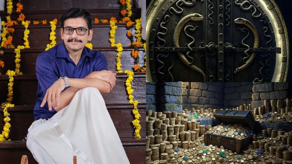 ബി നിലവറയിൽ 5 കിലോയുടെ സ്വർണ്ണത്തേങ്ങയുണ്ട്? കാവലിന് പാമ്പുണ്ടോ? നിലവറയിൽ കണ്ടത് പറഞ്ഞ് ആദിത്യ വർമ്മ