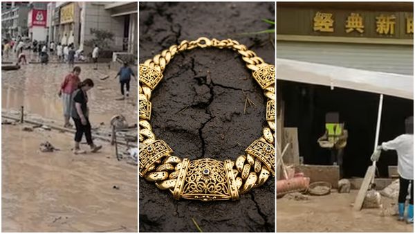 ചെളിയില്‍ കിടക്കുന്നത് 20 കിലോ സ്വർണ്ണം: തിരഞ്ഞ് ഇറങ്ങി നാട്ടുകാർ; 12 കോടിയുടെ നഷ്ടം ജ്വല്ലറി ഉടമയ്ക്ക് മാത്രം