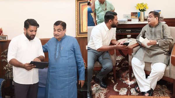 വടകര ദേശീയപാത പ്രശ്നം; നിതിൻ ഗഡ്ഗരിയെ കണ്ട് ഷാഫി പറമ്പിൽ.. 'ഇനിയെങ്കിലും അവഗണിക്കരുത്'