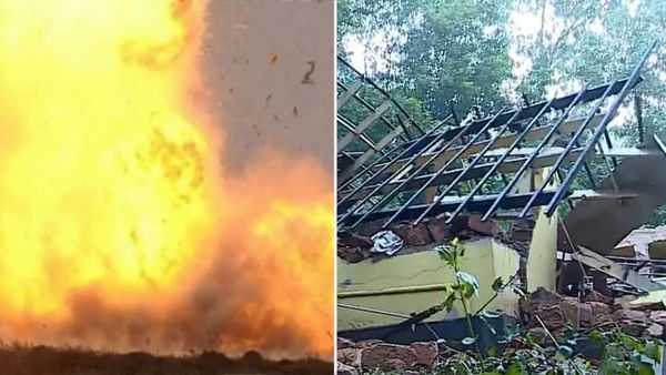 കണ്ണൂരില്‍ വീട്ടിനുള്ളില്‍ സ്‌ഫോടനം, ഒരു മരണം; ശരീരഭാഗങ്ങള്‍ ചിന്നിച്ചിതറിയ നിലയില്‍