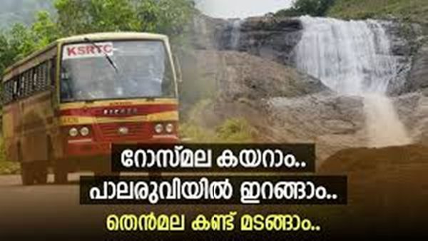 റോസ്മല, തെന്മല,പാലരുവി; ഈ മഴയത്ത് ഒരു യാത്ര പോകുവല്ലേ..ഇതാ പാക്കേജ്