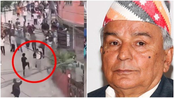 നേപ്പാള്‍ മന്ത്രിയെ തെരുവിലൂടെ അടിച്ചോടിച്ച് ജനക്കൂട്ടം; മുന്‍ പ്രധാനമന്ത്രിയുടെ ഭാര്യയെ ചുട്ടുകൊന്നു