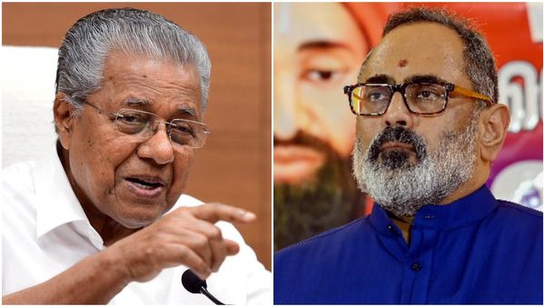 'സയണിസവും ആര്‍എസ്എസും ഇരട്ട സഹോദരങ്ങള്‍'; വിമര്‍ശിച്ച് പിണറായി, പ്രതികരിച്ച് രാജീവ്