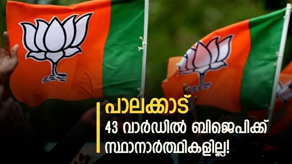 പാലക്കാട് സംഭവിക്കുന്നത് എന്ത്? 11 പഞ്ചായത്തുകളിലായി 43 വാര്‍ഡുകളില്‍ ബിജെപിക്ക് സ്ഥാനാര്‍ത്ഥികളില്ല!