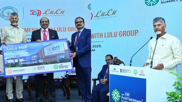 ലുലുവിനെ ആന്ധ്രയിലേക്ക് കൊണ്ട് പോയി ചന്ദ്രബാബു നായിഡു, കോടികളുടെ നിക്ഷേപം, വിശാഖപട്ടണത്ത് 'നവരത്ന മാൾ'