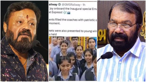 വന്ദേഭാരതിലെ ആര്‍എസ്എസ് പാട്ട്; അന്വേഷണം പ്രഖ്യാപിച്ചു, ന്യായീകരിച്ച് സുരേഷ് ഗോപി