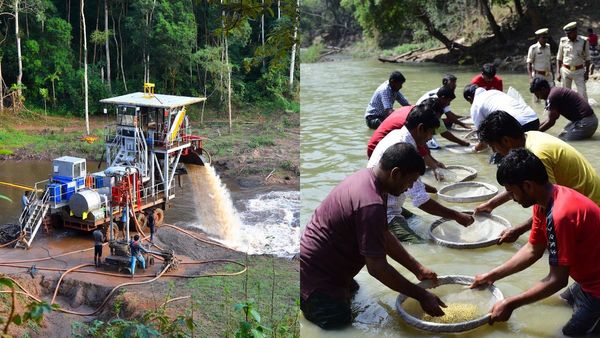 നിലമ്പൂർ പുഴയിലെ സ്വർണം അരിച്ചെടുക്കൽ, ജനറേറ്ററും പമ്പ് സെറ്റും, വൻ സന്നാഹം, നിരീക്ഷണത്തിന് വനംവകുപ്പ്