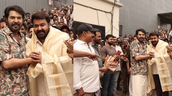 മോഹന്‍ലാലിനെ ആദരിച്ച് മമ്മൂട്ടി; 'ലാലുവിന് സ്‌നേഹപൂര്‍വ്വം': ഇതില്‍പരം ഇനി എന്ത് വേണമെന്ന് ആരാധകര്‍