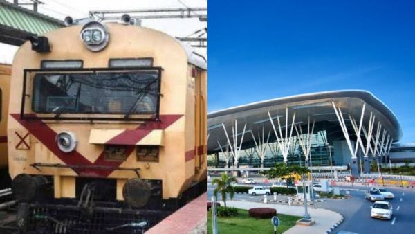 ബെംഗളൂരുകാർക്ക് സന്തോഷ വാർത്ത; വിമാനത്താവളത്തിലേക്ക് 8.5 കി.മീ സബർബൻ റെയിൽ പാത, ചിലവ് 4100 കോടി!