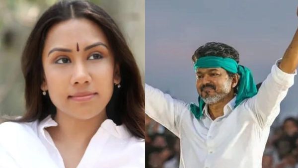 വിജയ്‌ക്കെതിരെ ദിവ്യ സത്യരാജ്; 10 ടിവികെ പ്രവര്‍ത്തകരുടെ പേര് പറയാമോ എന്ന് വെല്ലുവിളി