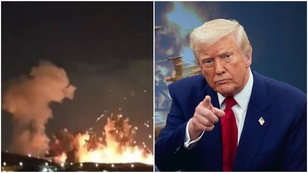 ഇറാൻ കത്തുന്നു! 900 കിലോയുടെ ഭീമൻ ബോംബുകൾ പ്രയോഗിച്ചു; വീഡിയോ പങ്കുവെച്ച് ട്രംപ്