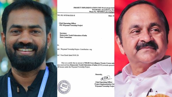 20 കോടി നൽകിയതിന് തെളിവ് നിരത്തി ഡിവൈഎഫ്ഐ, ഇനി പറ; കോൺഗ്രസിന്റെ ആപ്പ് എവിടെ? പിരിച്ച തുകയെത്ര?