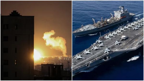 ഇറാനിൽ കനത്ത വ്യോമാക്രമണം; ഏറ്റവും വലിയ വിമാനവാഹിനിക്കപ്പൽ വിന്യസിച്ച് അമേരിക്ക